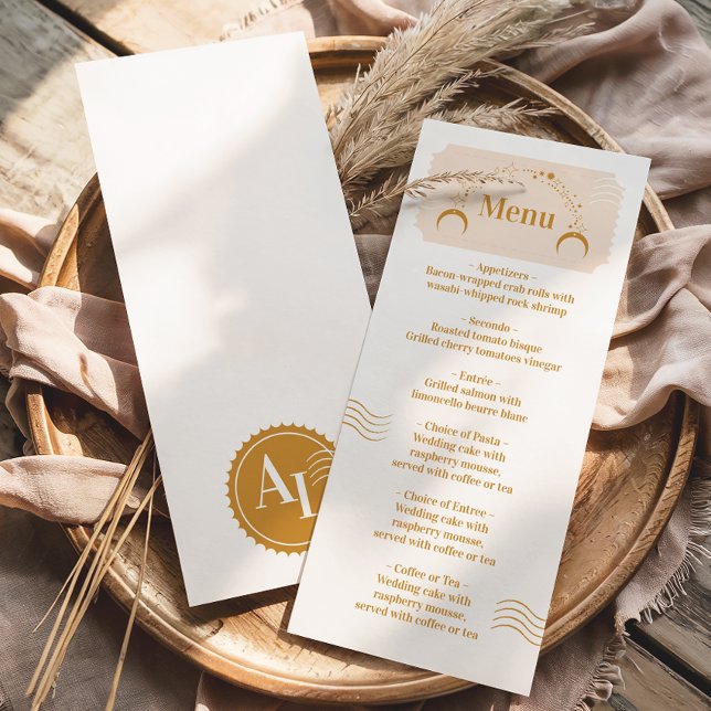 Menú Pasaje de Abordaje Destino Boda Cósmica (Subido por el creador)