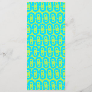 Menú patrón colorido moderno