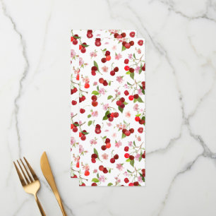 Menú Patrón de cerezas 1