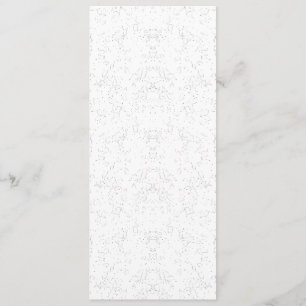 Menú Patrón floral monocromo – Arte elegante sin costur