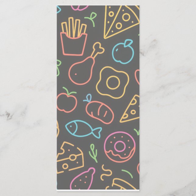 Menú Patrón sin soldadura del esquema de alimentos de n (Anverso)