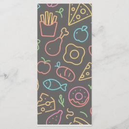 Menú Patrón sin soldadura del esquema de alimentos de n