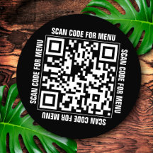 Menú Pegatinas de Restaurantes con código QR