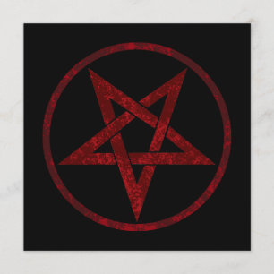 Menú Pentagram del diablo Rojo