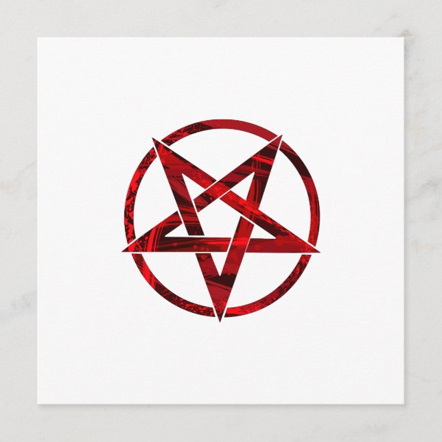 Menú Pentagram del diablo Rojo (Anverso)