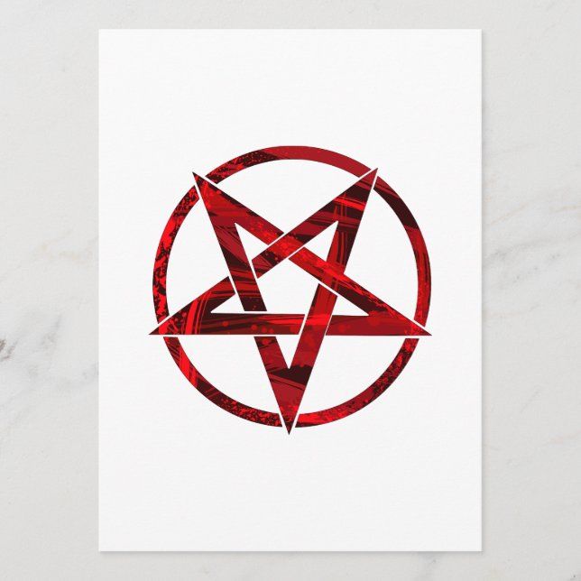 Menú Pentagram del diablo Rojo (Anverso)