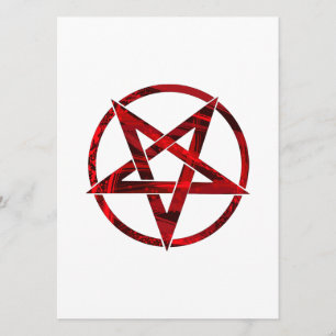 Menú Pentagram del diablo Rojo