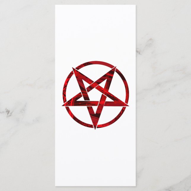 Menú Pentagrama del Diablo Rojo (Anverso)