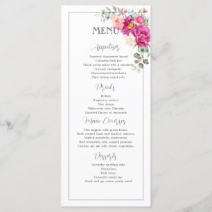 Menú Peony & Rosas Eucalyptus Greenerenery