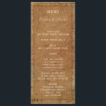 Menú Personalizado de bodas de destino de mapa de<br><div class="desc">Diseño único de tarjeta de Boda de Destino de Mapa de Vintage con un mapa del mundo angustiado en un viejo papel de artesanía. Utilice la herramienta Personalizar para agregar su información. Para obtener más información,  vea también mi colección de bodas de destino de mapas de época.</div>