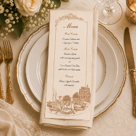 Menú personalizado de celebración en la mansión