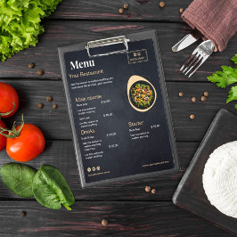 Menú personalizado de restaurante | Menú de foto m