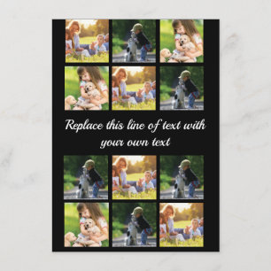 Menú Personalizar el collage de fotos y el Funda de tex