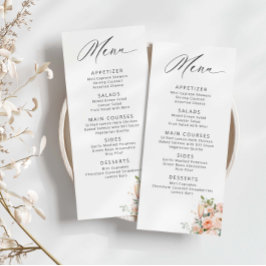 Menú Petales Y Ducha De Novias Prosecco