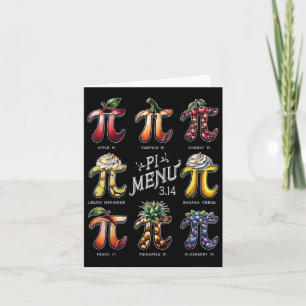 Menú Pi Día Pi 3.14 Divertidos Fruit Pie Menú Prof