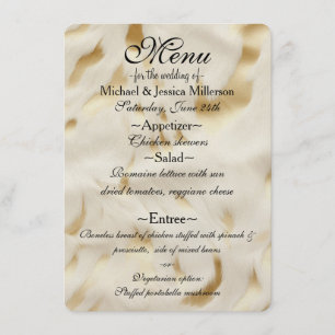 Menú Piel de vaca blanco del oro del suroeste