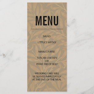 Menú Pintura del matrimonio Boda victoriano de 1844