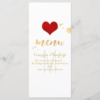Menú PixDezines Color DIY/Big Red Heart