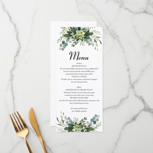 Menú Plano de vegetación (Anverso/Reverso In Situ)