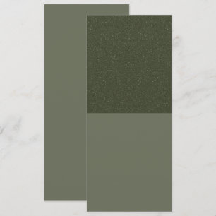 Menú Plano Verde Musgo de Parte Superior Texturiza