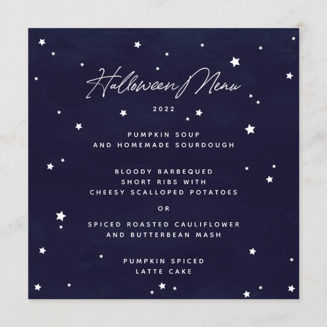 Menú Plaza de las Estrellas dispersas de la Marina/Blan (Anverso)