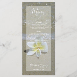 Menú Plumeria Frangipani En El Boda De Arena