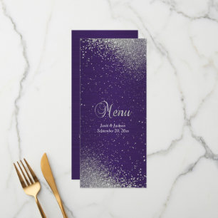 Menú Purpuray Plata Brillo Falso
