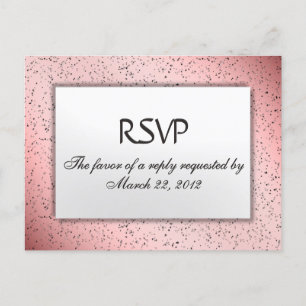 Menú Purpurina Dusty Rosa RSVP