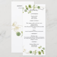 Recepción de boda rústica de eucalipto dorado