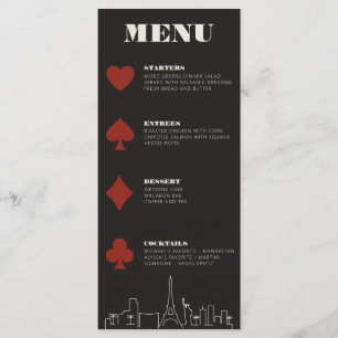 Menú Recepción de bodas en el Skyline Casino de Las Veg