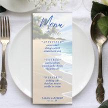 Recepción del Summer Beach Ocean Resort Wedding
