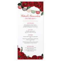Red Roses Rustic Western Charra Fiesta