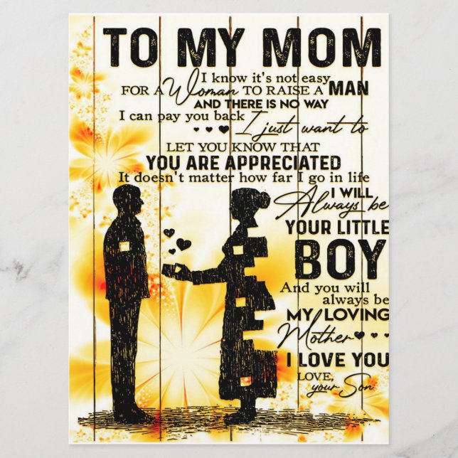 Menú Regalo De Hijo A Mamá Para Mamá, Idea De Regalo De (Anverso)