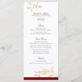 Menú Remolino de boda de otoño