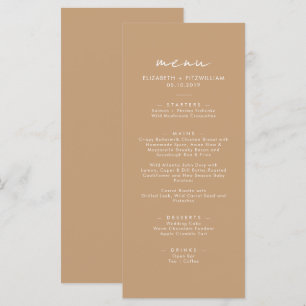 Menú Resumen de Boho Gentle Fawn Boda Dinner