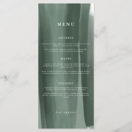 Menú Resumen moderno Boda formal |