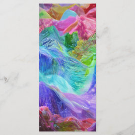 Menú Resumen vibrante de la montaña de cristal