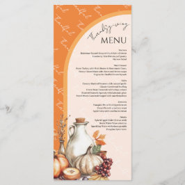 Menú Reunión familiar en la cena de Acción de Gracias