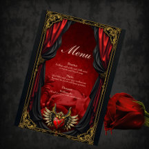 Romance gótico, corazón de pasión.