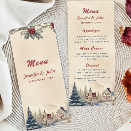 Menú Romántica boda invernal