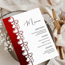 Románticos corazones rojos revolotean vacaciones E