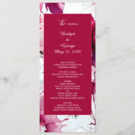 menú rosa abstracto de color rosa pastel