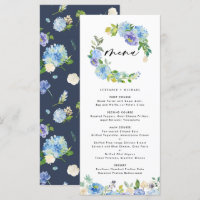 Rosa azul y Boda de hierba floral de Hydrangea