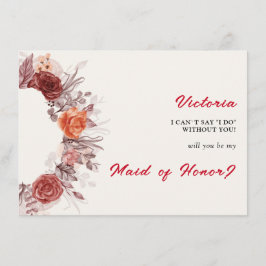 Menú Rosa de Borgoña Boho Floral Pampas Boda de Grass