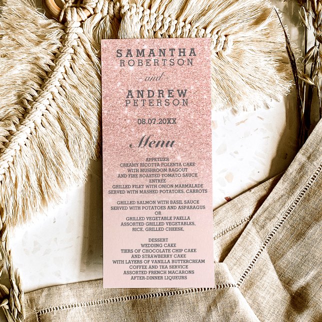 menú Rosa de imitación de oro purpurina rosa oscur (Subido por el creador)