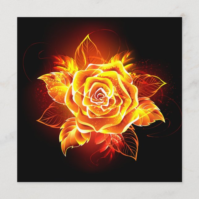 Menú Rosa de incendios en auge (Anverso)