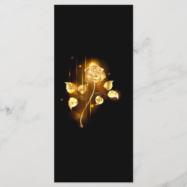 Menú Rosa de oro (rosa de oro) (Anverso)