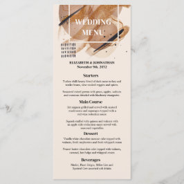 Menú Rosa Lux purpurina oro oxidado cobalto boda