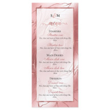 Rosa rosa polvoriento oro rosa elegante boda clási