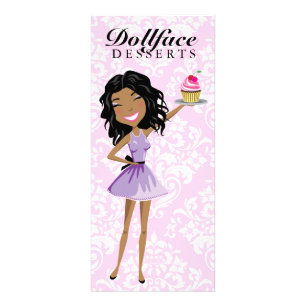 Menú rosado del damasco de Ebonie de 311 postres